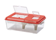 Контейнер для мелких животных, рыб, черепах и насекомых Ferplast Geo Flat Large 8 л 46.7x30.5x17.5 см 60043099 - изображение 1