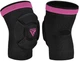 Наколенники спортивные RDX Hosiery Knee Foam K5 пара M Black/Pink (HYP-K5BP-M) - изображение 3