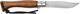 Ніж Main Knives "Italian line" 95 mm Blade Walnut Wood PU Loop Brown (13440010) - зображення 2