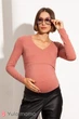 Cтильное боди для беременных и кормящих мам Fleur XL Юла Мама Пудровый NR-31.042 - изображение 3