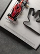 Лімітована Модель Bburago з Рамкою Тримачем 2в1 на Стіну або Полку з F1 Ferrari SF24 та 3D Трасою Qatar GP "Lusail International Circuit" / Сезон 2024 Season Model Car #16 Charles Leclerc / Шарль Леклер SF-24 - зображення 8