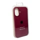 Чохол силіконовий Full Silicone Case for iPhone 16 Plum (з закритим низом) - изображение 6