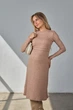 Платье для беременных и кормящих из теплого трикотажа в рубчик Annie XL Юла мама Карамель - изображение 6