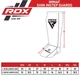Захист для гомілок та стоп RDX NEOPRENE SHIN INSTEP IMMAF-1-RED-S - изображение 8