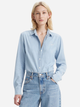 Сорочка бавовняна жіноча Levi's 34574-0043 L Блакитна (5401157468845) - зображення 1