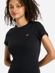 Koszulka damska bawełniana Levi's Essential Hm Ss 000KK-0001 S Czarna (5401157287132) - obraz 3