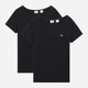 Zestaw koszulek damskich bawełniany 2 szt Levi's Crewneck 74856-0006 M Czarny (5400898230995) - obraz 1