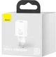 Зарядний мережевий пристрій Baseus Super Si 20W Type-C 3A з функцією швидкої зарядки QC3.0+PD3.0 (CCSUP-B02) White - зображення 13