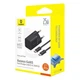 Комплект для быстрой зарядки Зарядное сетевое устройство Baseus GaN5 Mini 25W Type-C 3A QC3.0+PD3.0 + Кабель Type-C to Type-C 100W 1m (P10110909113-01) Black - изображение 7