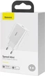 Зарядное сетевое устройство Baseus Speed Mini 20W Type-C 3A с функцией быстрой зарядки QC3.0+PD3.0 (CCFS-SN02) White - изображение 14