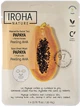Тканевая маска-пилинг для лица - Iroha Nature Papaya Peeling AHA Face Sheet Mask 20ml (1395555-26126265) - изображение 1