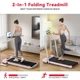 Беговая дорожка складная с дугой Treadmill C1 10 км/ч, до 120 кг (Pink) - изображение 3