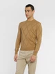 Джемпер трикотажний чоловічий бежевого кольору Arber Crew-neck J N-AVT-74 S зріст 4 бежевий (M10.06.16.511) - изображение 1