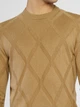 Джемпер трикотажний чоловічий бежевого кольору Arber Crew-neck J N-AVT-74 S зріст 4 бежевий (M10.06.16.511) - изображение 5