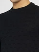 Джемпер трикотажний чоловічий чорного кольору Arber Crew-neck J N-AVT-122 L зріст 4 чорний (M10.07.02.511) - изображение 4