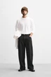 Джинси вільного крою Zara Wide Leg 32 чорний 3991/390/800 - изображение 1