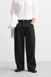 Джинси вільного крою Zara Wide Leg 32 чорний 3991/390/800 - изображение 2