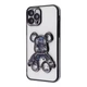 Чохол силіконовий "Ведмедик" WAVE Shining Bear Case для Apple iPhone 12 Pro Max black - зображення 1