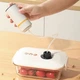 Маленький портативний вакууматор для продуктів Vacuum побутовий вакуумний пакувальник для їжі, 11х5.3 см, білий "G" (100836750) - зображення 3