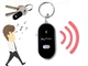 Звуковой брелок Key Finder для поиска ключей в радиусе до 10 м. со встроенным светодиодным фонариком 1 шт. Черный - изображение 4