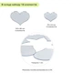 Дзеркальний декор акриловий Sticker Wall самоклеючий Сріблястий 18шт (D) SW-00002524 - зображення 2