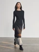 Женские сапоги Uniqlo 569611316 38 Черные (1159826313) - изображение 9