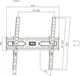 Настінне кріплення для телевізора UniBracket BZ02-43 32" - 55" - зображення 5