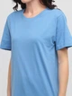Футболка хлопковая длинная женская Stedman Classic-T Unisex ST2000W-LBL 2XL Голубая (RAY2000000027807) - изображение 3