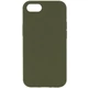 Чохол Silicone Case Full Protective (AA) NO LOGO для Apple iPhone SE (2020) Зелений / Dark Olive - зображення 1
