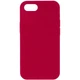 Чохол Silicone Case Full Protective (AA) NO LOGO для Apple iPhone SE (2020) Червоний / Rose Red - изображение 1