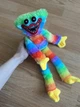Мягкая игрушка Хаги Ваги и Киси Миси 40 см Huggy Wuggy Разноцветный Радужный - изображение 1