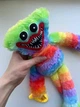 Мягкая игрушка Хаги Ваги и Киси Миси 40 см Huggy Wuggy Разноцветный Радужный - изображение 3