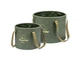 Ведро складное Naturehike Round bucket PVC 10 л NH20SJ040 Army Green - изображение 2