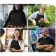 Фартук/передник для кухни с регулируемым ремешком и 3 карманами YADILUN черный (LB-70742) - изображение 9