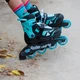 Ролики Rollerblade Microblade 36,5-40 Чорний-Бірюзовий - изображение 4