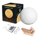 Настольный 3D светильник ночник Луна Moon Lamp 12 см с пультом 16 RGB цветов (AS-172031) - изображение 3