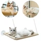 Гамак лежанка на окно для кота 35 х 55 см на присосках Hammock Сat бежевый (GS-176909) - изображение 8