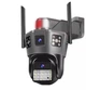 Вулична IP камера відеоспостереження SD39 - WIFI 4G 6MP V380 поворотная Чорна - зображення 5
