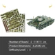 Конструктор металевий Metalhead танк T-34 (кольоровий) - зображення 2