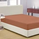 Простынь на резинке KOLOCO 180 х 200+25 см (40899) Коричневый - изображение 1