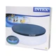 Защитный тент для круглого наливного бассейна Intex диаметр 366 см синий 28022 - изображение 5