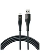 Кабель для зарядки та передавання даних USB 2,0 А для Micro USB Silver Crest Чорний - зображення 2