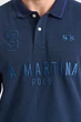 Лонгслів-поло з фірмовою вишивкою La Martina 6950 M - зображення 6