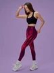 Лосины неоновые с пуш ап (push up) для йоги Рубиновый неон M (L7003641) - изображение 8