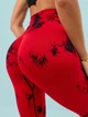 Лосины Мраморные с пуш ап push up для зала Красные M (L7004141) - изображение 6