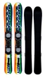 Лижі гірські (cкіборди) K2 Fatty 88см Multicolor/black (10C0305.101.1.88) - изображение 1