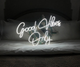 Неоновая вывеска «Good vibes» 60х42 cм - изображение 2