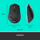 Мышь Logitech M720 Triathlon Wireless/Bluetooth Black (910-004791) - изображение 9