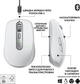 Мышь Logitech MX Anywhere 3S Bluetooth Pale Grey (910-006930) - изображение 6