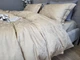 Комплект постельного белья Євро Сатин JACQUARD, ROSE BEIGE - изображение 3